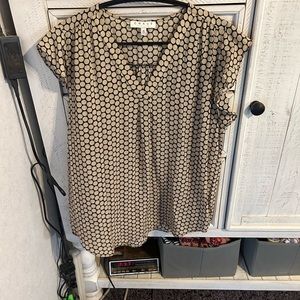 Chause polka dot blouse only worn once